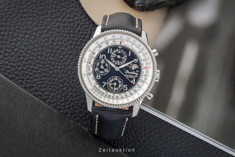 Breitling Montbrillant chronograph steel automatic men's watch A19350 [2600553]