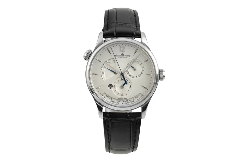 Jaeger LeCoultre Master Geographic steel automatic men's watch Q1428421, 176.8.29.S [2603737]