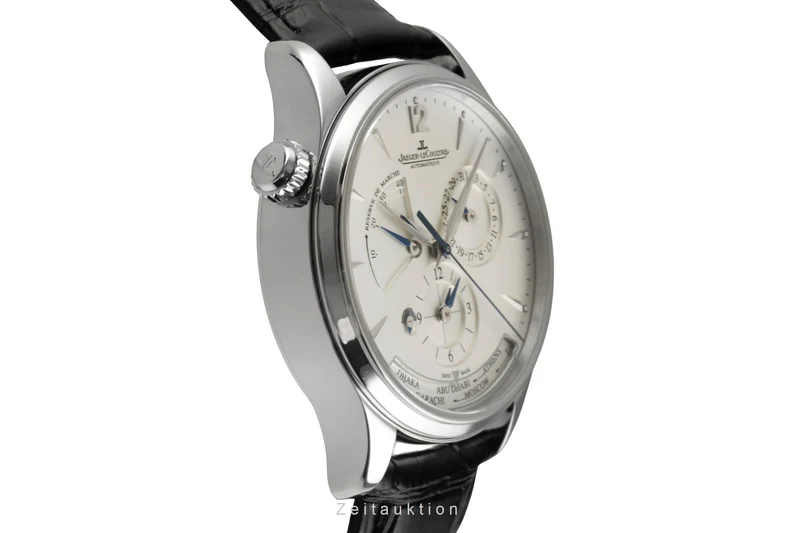 Jaeger LeCoultre Master Geographic steel automatic men's watch Q1428421, 176.8.29.S [2603737]