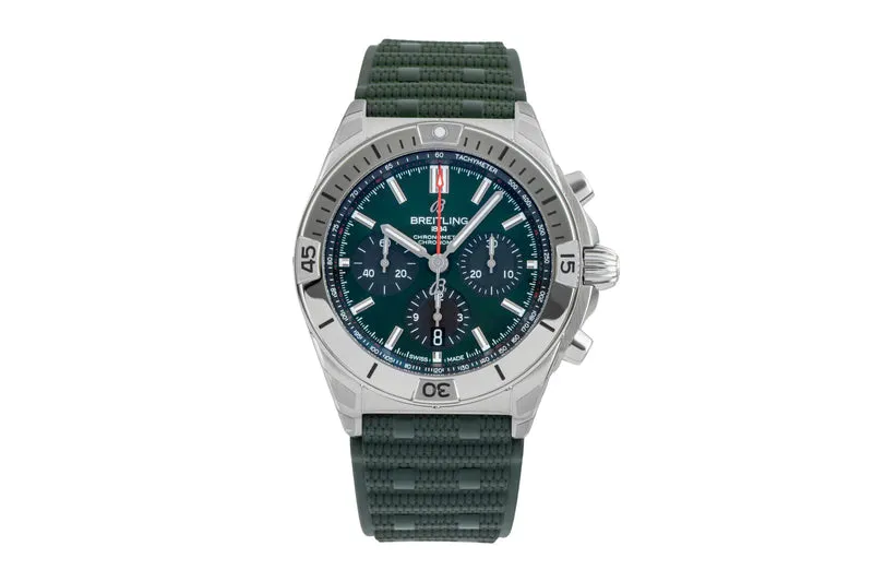 Breitling Chronomat chronograph steel automatic men's watch AB0134101L2S1 LP: 9000EUR [2603654]