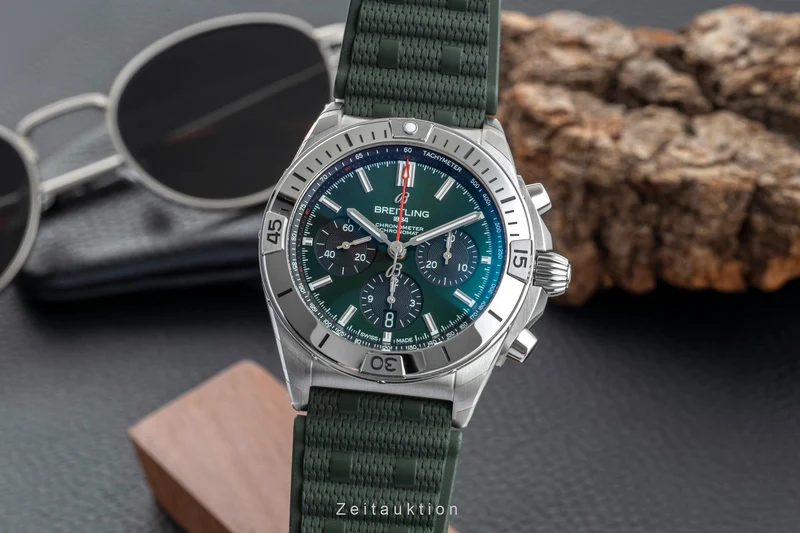 Breitling Chronomat chronograph steel automatic men's watch AB0134101L2S1 LP: 9000EUR [2603654]