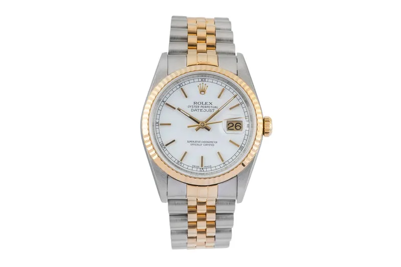 Rolex Datejust steel / gold automatic men's watch 16233 [2603534]