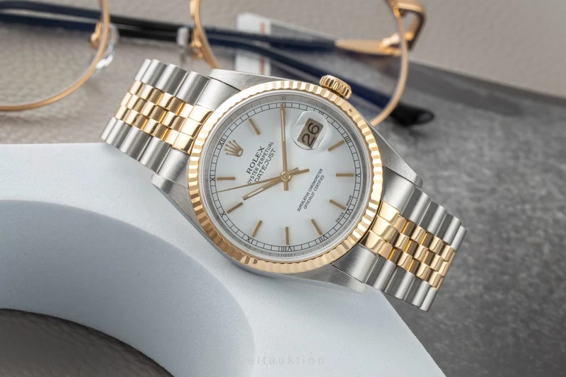 Rolex Datejust steel / gold automatic men's watch 16233 [2603534]