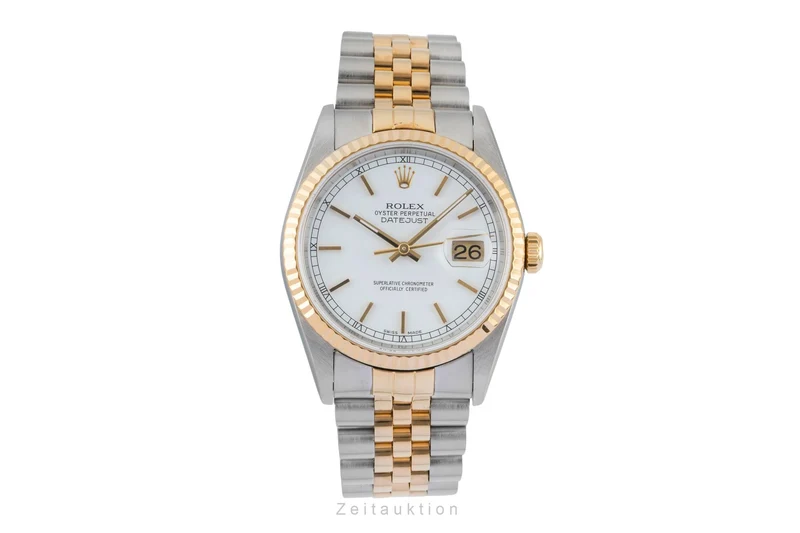 Rolex Datejust steel / gold automatic men's watch 16233 [2603534]