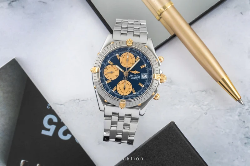 Breitling Chronomat chronograph steel / gold automatic men's watch B13352 [2603218]