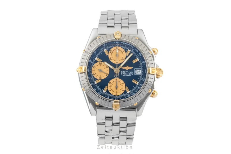 Breitling Chronomat chronograph steel / gold automatic men's watch B13352 [2603218]
