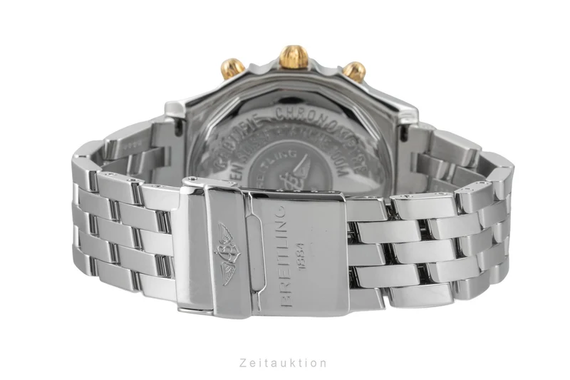 Breitling Chronomat chronograph steel / gold automatic men's watch B13352 [2603218]