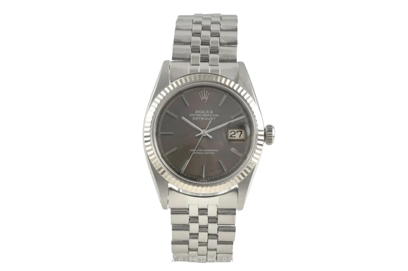 Rolex Datejust steel / white gold automatic men's watch 1601 Vintage [2603098]