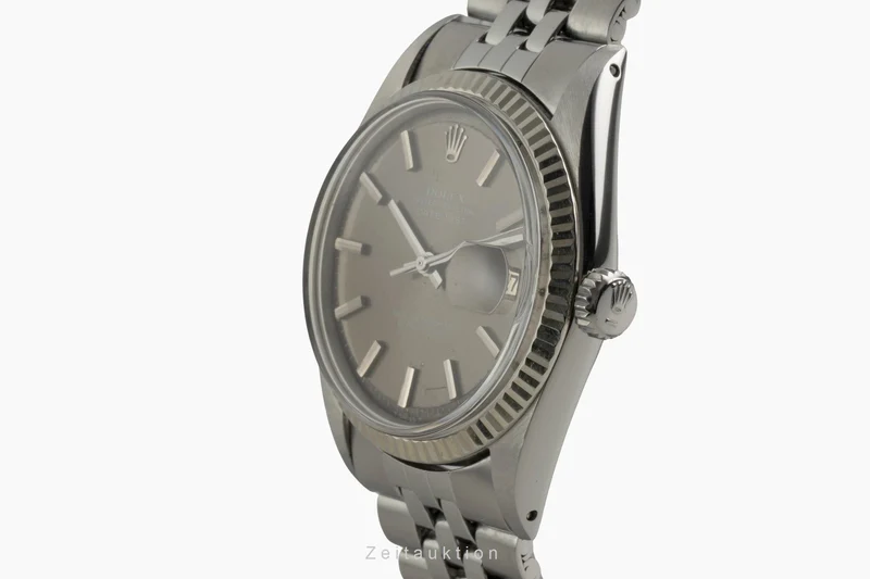 Rolex Datejust steel / white gold automatic men's watch 1601 Vintage [2603098]