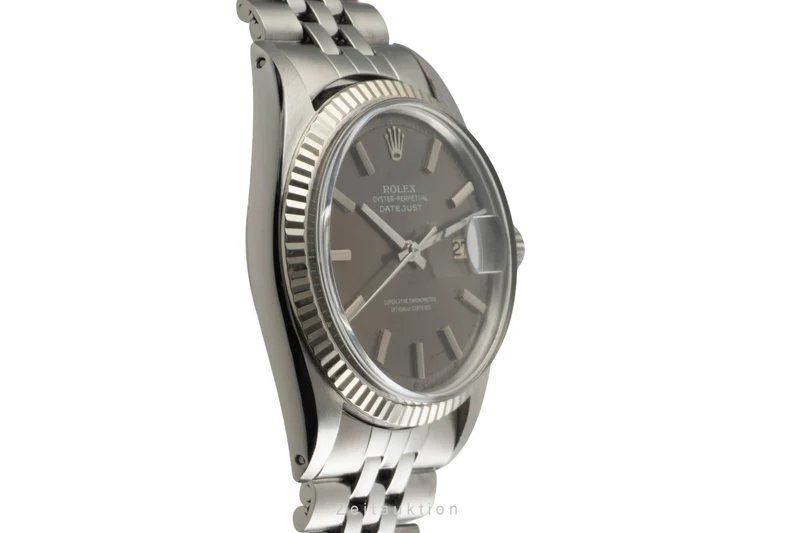 Rolex Datejust steel / white gold automatic men's watch 1601 Vintage [2603098]