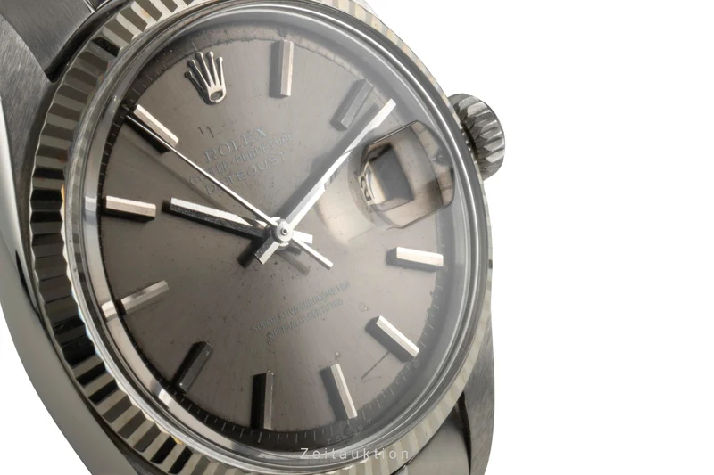 Rolex Datejust steel / white gold automatic men's watch 1601 Vintage [2603098]