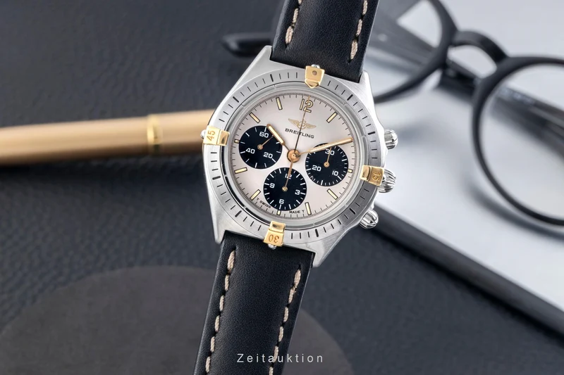 Breitling Callisto chronograph gilt / steel manual winding men's watch 80520N [2603467]