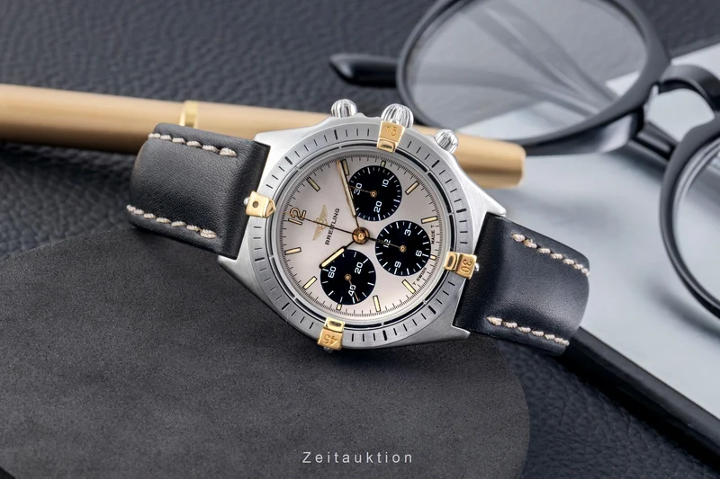Breitling Callisto chronograph gilt / steel manual winding men's watch 80520N [2603467]