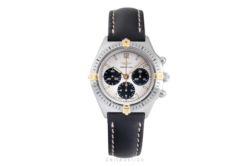 Breitling Callisto chronograph gilt / steel manual winding men's watch 80520N [2603467]