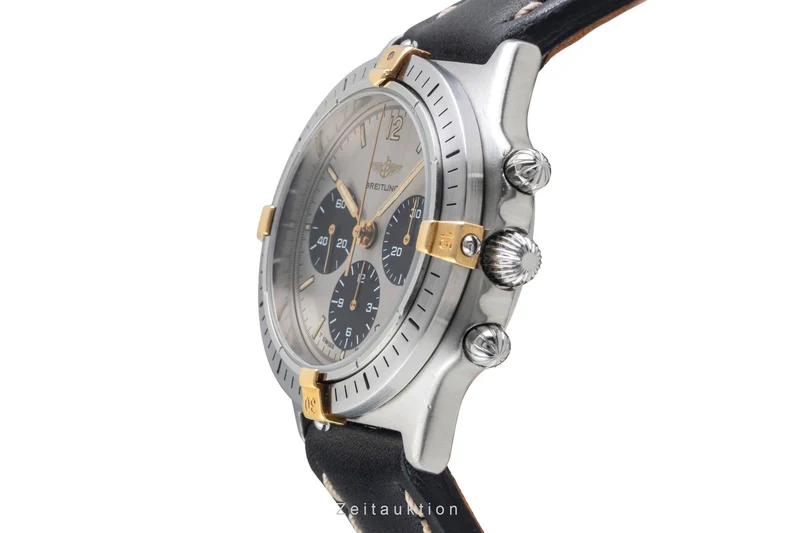 Breitling Callisto chronograph gilt / steel manual winding men's watch 80520N [2603467]