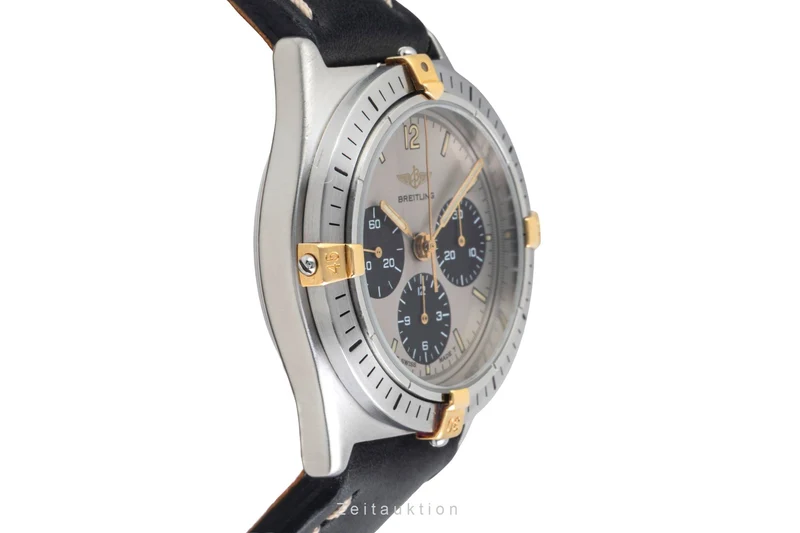 Breitling Callisto chronograph gilt / steel manual winding men's watch 80520N [2603467]