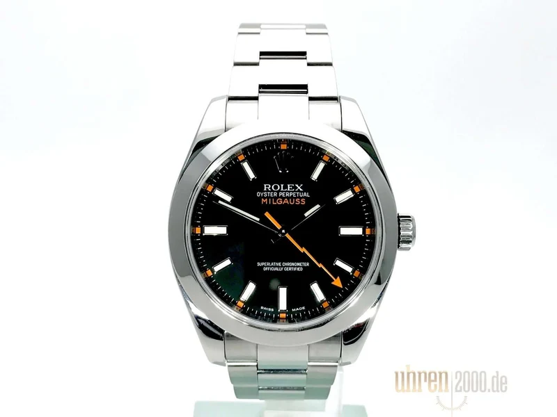Rolex Milgauss 116400 aus 2014 schwarzes Zifferblatt