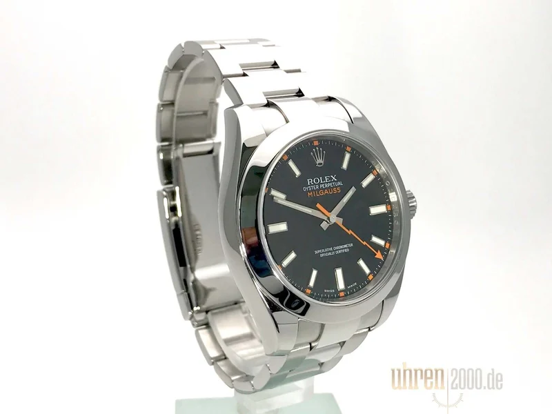 Rolex Milgauss 116400 aus 2014 schwarzes Zifferblatt