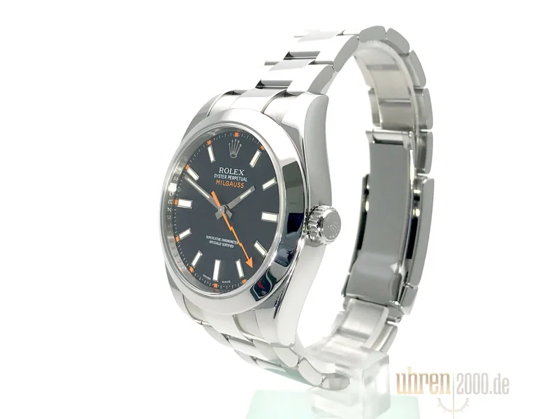 Rolex Milgauss 116400 aus 2014 schwarzes Zifferblatt