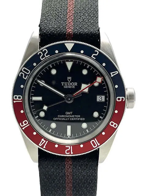 Tudor Heritage Black Bay GMT 79830RB-0003 Textilband aus 2020
