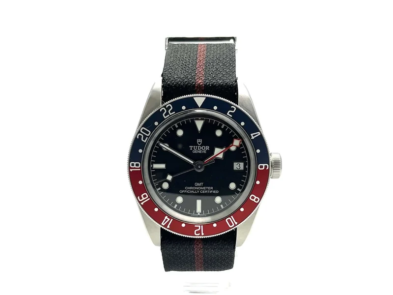 Tudor Heritage Black Bay GMT 79830RB-0003 Textilband aus 2020
