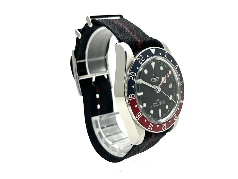 Tudor Heritage Black Bay GMT 79830RB-0003 Textilband aus 2020
