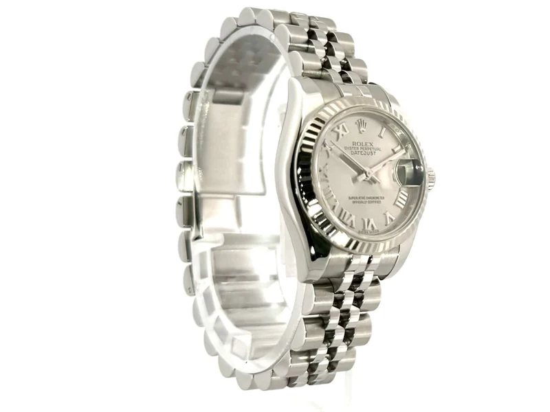 Rolex Datejust 26 Edelstahl Weißgold 179174 Silber Römisch