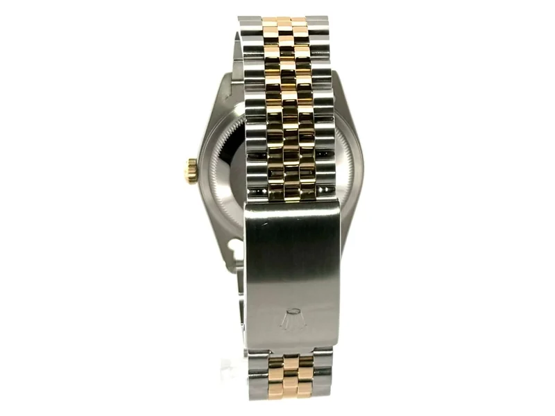 Rolex Datejust 36 Edelstahl Gelbgold 16233 Champagner Jubile-Band