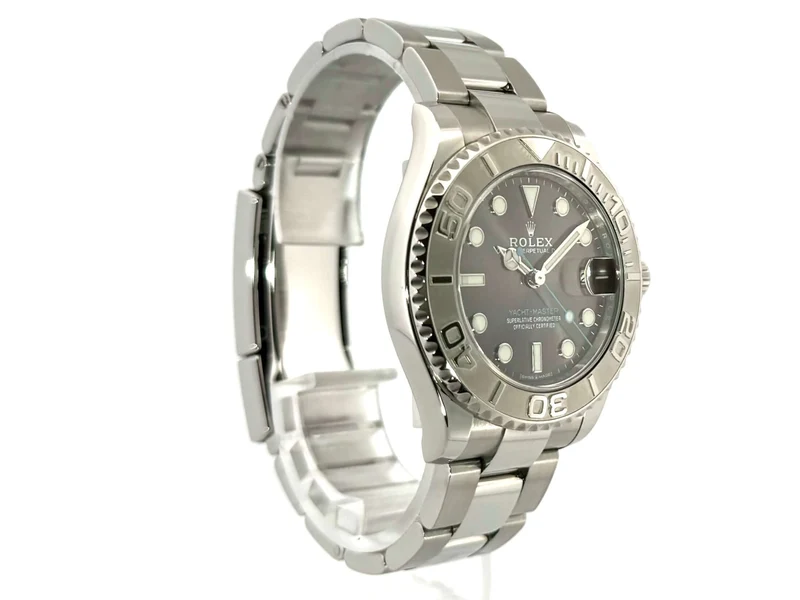 Rolex Yacht-Master 37 Edelstahl Platin 268622 Rhodium