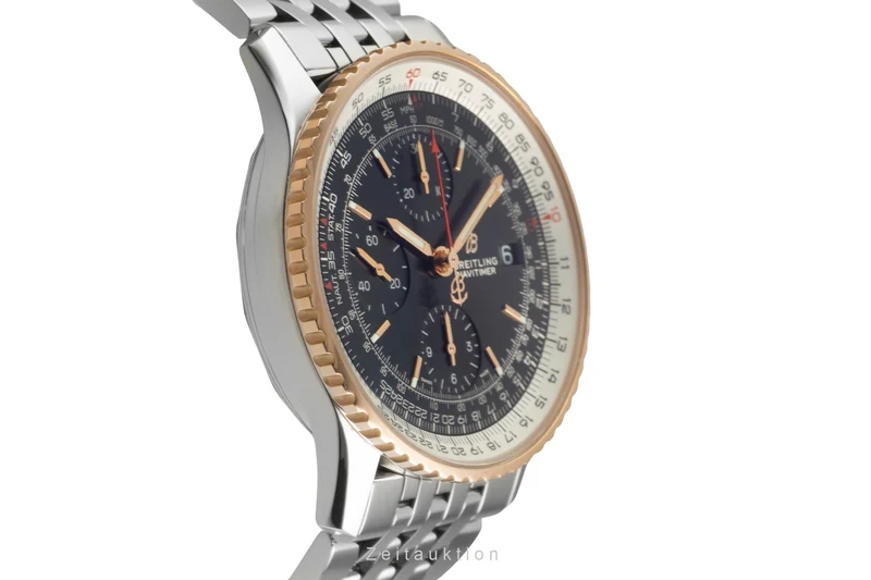Breitling Navitimer 01 chronograph steel / gold automatic men's watch U13324211B1A1 [2603364]