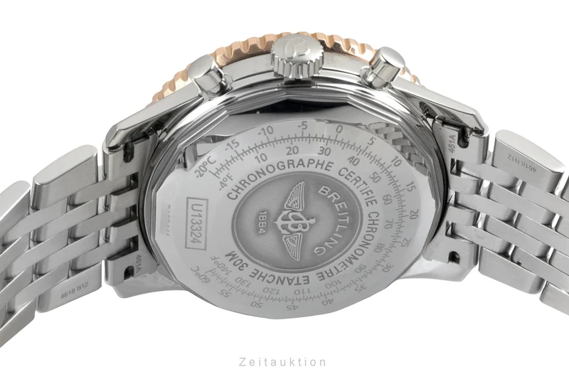 Breitling Navitimer 01 chronograph steel / gold automatic men's watch U13324211B1A1 [2603364]