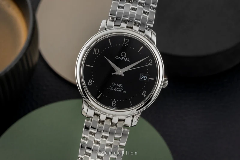 Omega De Ville steel automatic men's watch 4500.50.00, 168.1055 [2603308]