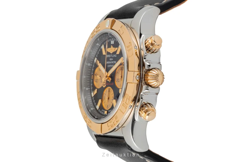 Breitling Chronomat 44 chronograph steel / gold automatic men's watch CB011012/B968 [2603161]