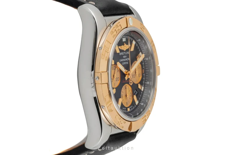 Breitling Chronomat 44 chronograph steel / gold automatic men's watch CB011012/B968 [2603161]