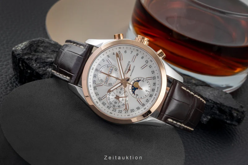 Longines Conquest chronograph steel / gold automatic men's watch L2.798.5.72.3 [2603600]
