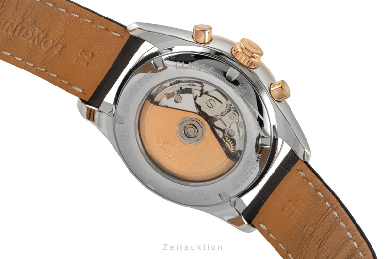 Longines Conquest chronograph steel / gold automatic men's watch L2.798.5.72.3 [2603600]