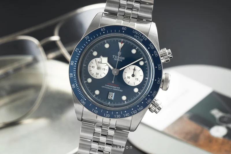 Tudor Black Bay chronograph steel automatic men's watch M79360B-0002 LP: 6230EUR [2603367]