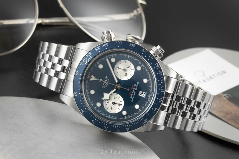 Tudor Black Bay chronograph steel automatic men's watch M79360B-0002 LP: 6230EUR [2603367]