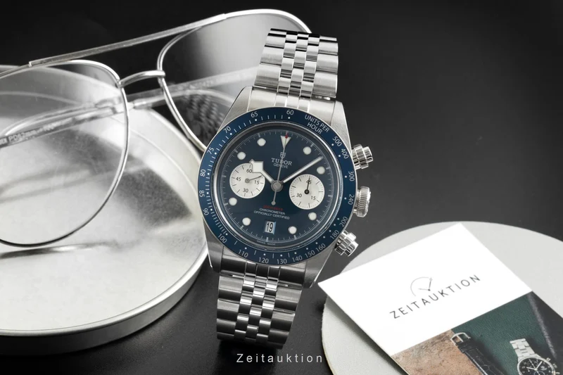 Tudor Black Bay chronograph steel automatic men's watch M79360B-0002 LP: 6230EUR [2603367]