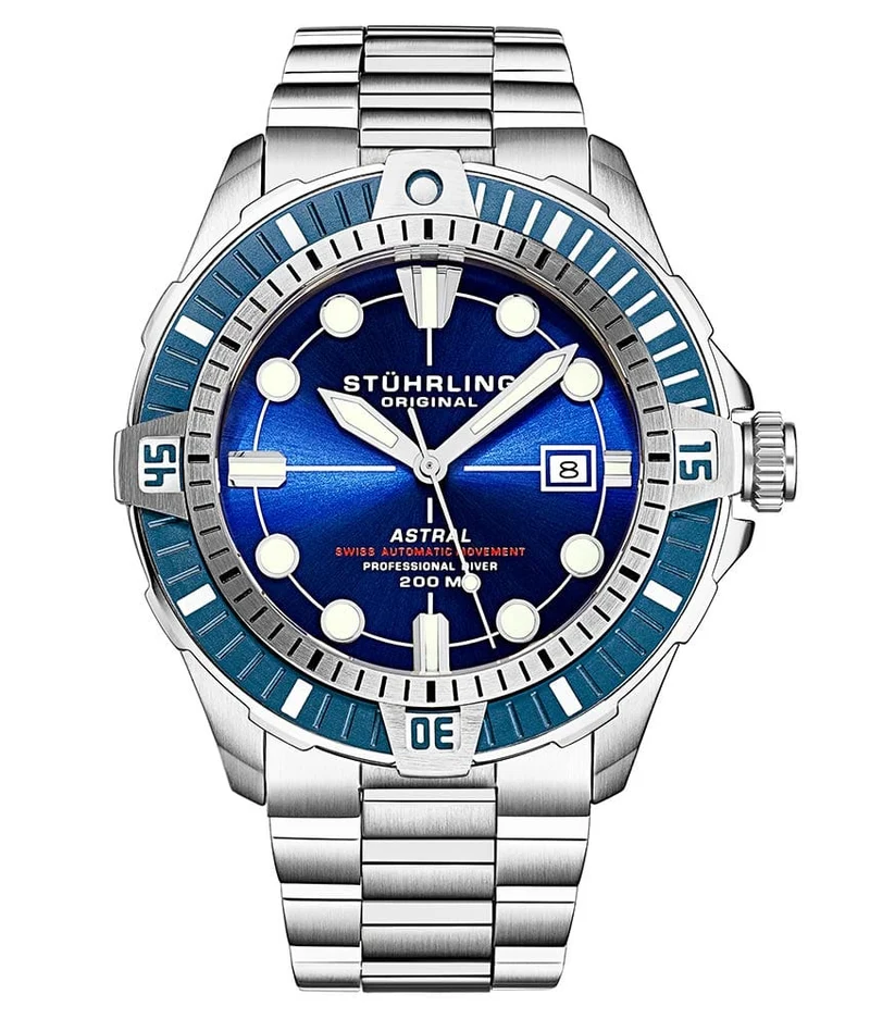 Stührling Astral 1005 Swiss Automatic Watch – 45mm