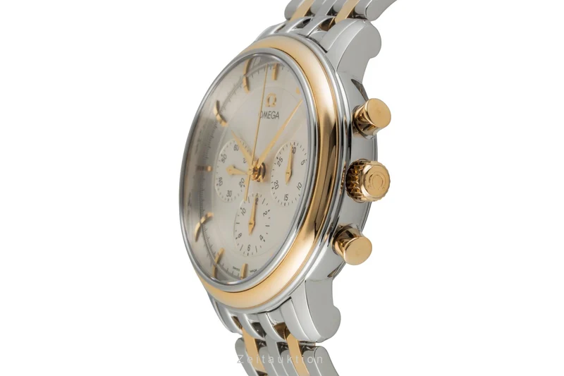 Omega De Ville chronograph steel / gold manual winding unisex 4340.31.00 Vintage [2603554]