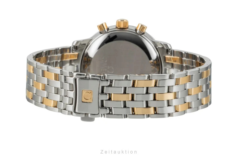 Omega De Ville chronograph steel / gold manual winding unisex 4340.31.00 Vintage [2603554]