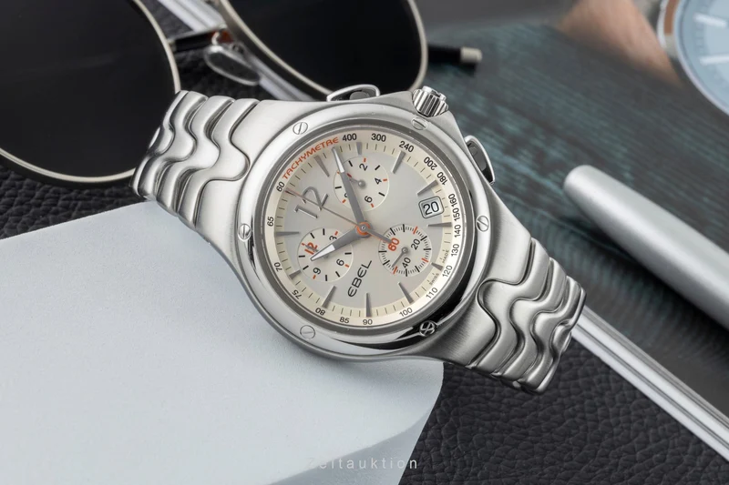 Ebel Sportwave chronograph steel quartz men's watch E9251K51 [2603414]