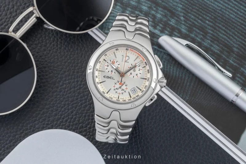 Ebel Sportwave chronograph steel quartz men's watch E9251K51 [2603414]