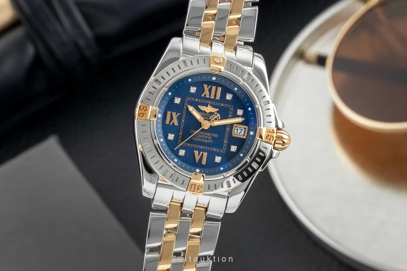 Breitling Cockpit steel / gold quartz women's watch b71356 [2603556]