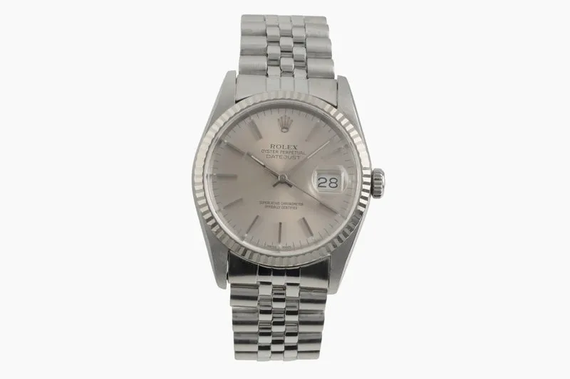 Rolex Datejust steel / white gold automatic men's watch 16234 [2602874]