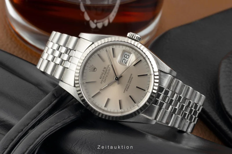 Rolex Datejust steel / white gold automatic men's watch 16234 [2602874]