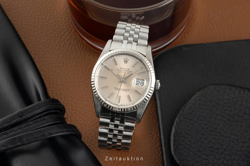 Rolex Datejust steel / white gold automatic men's watch 16234 [2602874]