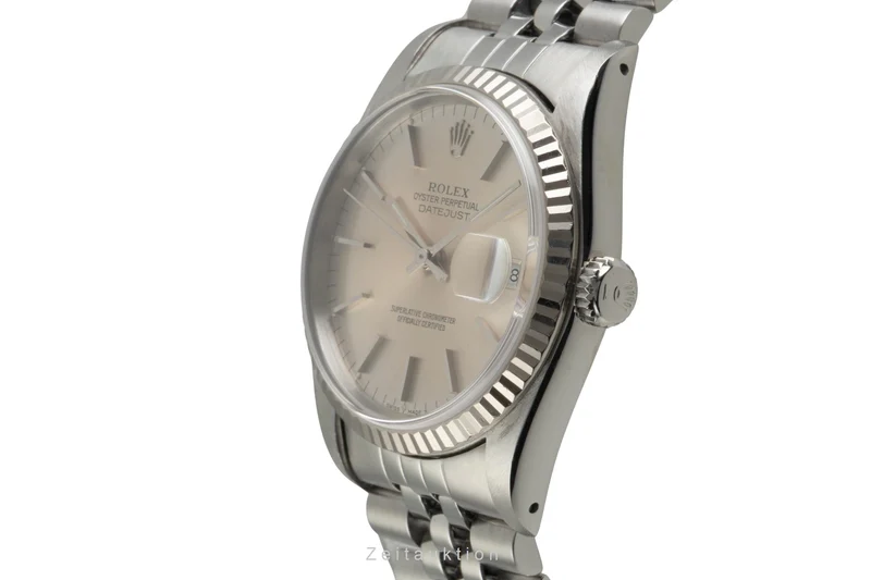 Rolex Datejust steel / white gold automatic men's watch 16234 [2602874]