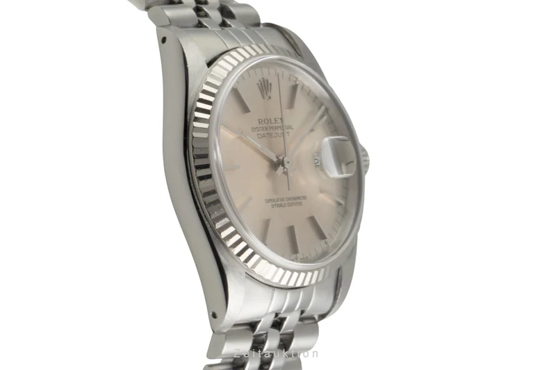 Rolex Datejust steel / white gold automatic men's watch 16234 [2602874]
